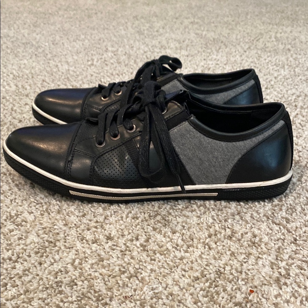 Kenneth Cole Reaction Men's Black and Gray Casual Sneakers